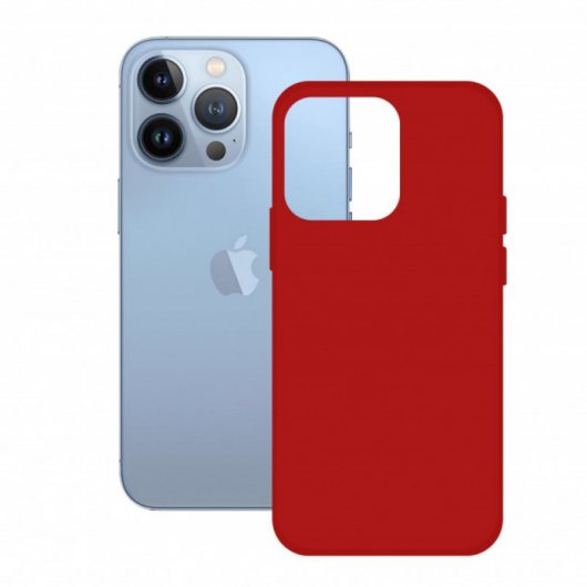 Mobile Tech Funda Silk Roja para iPhone 13 Pro Max