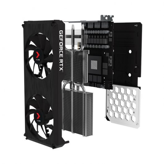 PNY GeForce RTX 3060 Ti XLR8 Gaming REVEL EPIC-X RGB Dual Fan LHR 8GB GDDR6