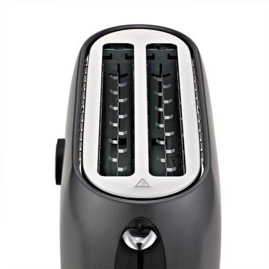 Tostadora Haeger Future TO-08D.012A 2 Ranuras Anchas 800W 6 Niveles Gris