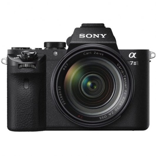 Sony Alpha 7 Mark II 24.3MP WiFi + Objetivo SEL 24-70mm F4 ZA OSS