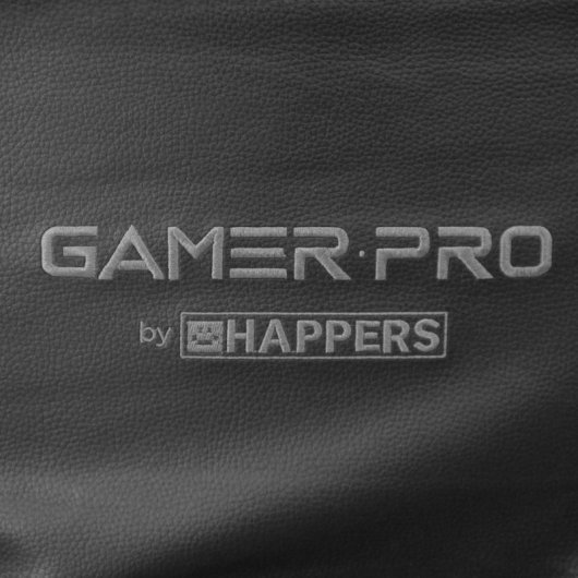 Happers Pack Puff Gamer Pro + Reposapiés + Cojín Gris