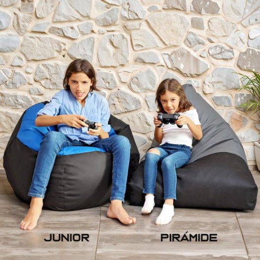 Happers Puff Gamer Junior Polipiel Interior Rojo