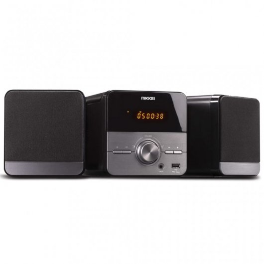 Nikkei NMC306 Micro Cadena CD/USB/AUX 10W Negro