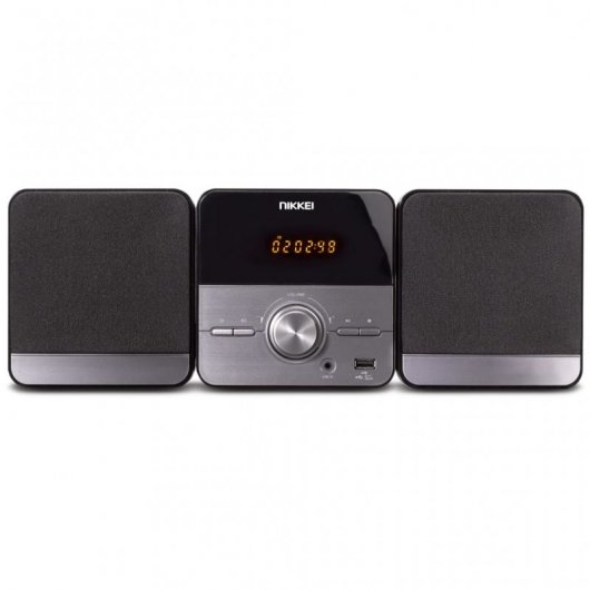 Nikkei NMC306 Micro Cadena CD/USB/AUX 10W Negro