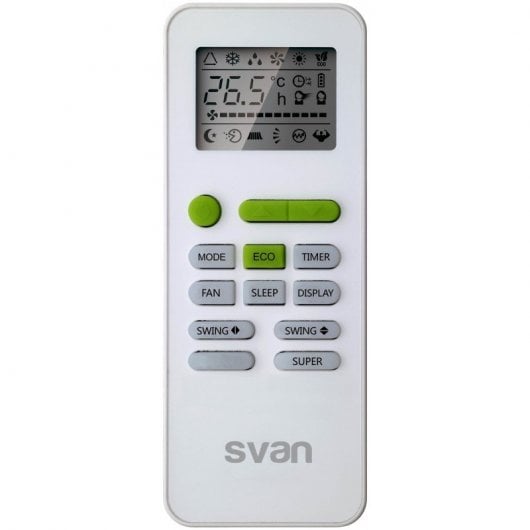 Svan SVAN3012 Aire Acondicionado Split Inverter con Bomba de Calor y Wifi 3000 Frigorías