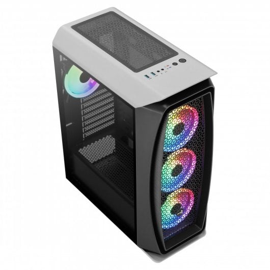 Aerocool Aero One Duo ARGB Verre Trempé USB 3.0 Blanc