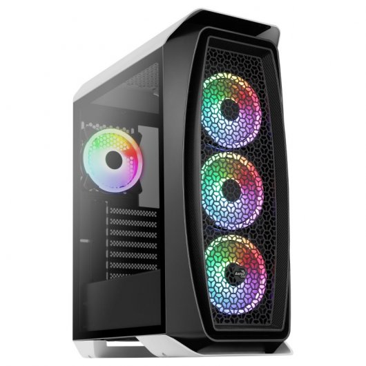 Aerocool Aero One Duo ARGB Verre Trempé USB 3.0 Blanc