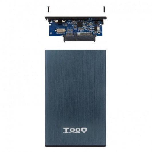 TooQ TQE-2527PB Custodia per disco rigido 2,5" SATA USB 3.0 Blu