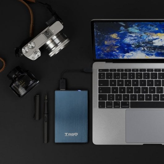 TooQ TQE-2527PB Carcasa Disco Duro 2.5" SATA USB 3.0 Azul