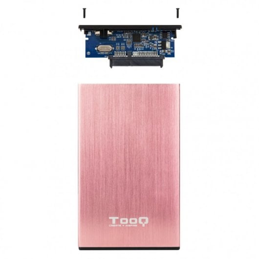 TooQ TQE-2527P Carcasa Disco Duro 2.5" SATA USB 3.0 Rosa