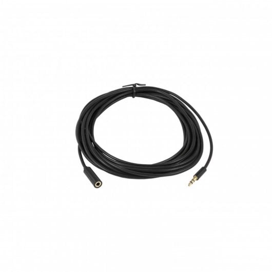 SilverHT Cable Jack 3,5mm M/H 5m Negro