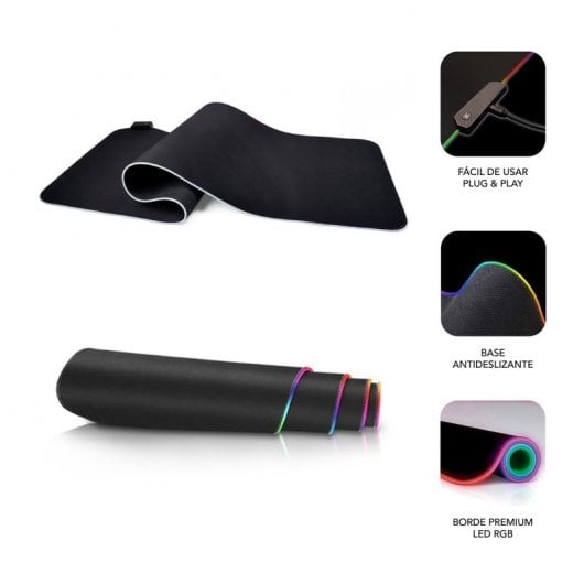Subblim Alfombrilla Gaming RGB XL