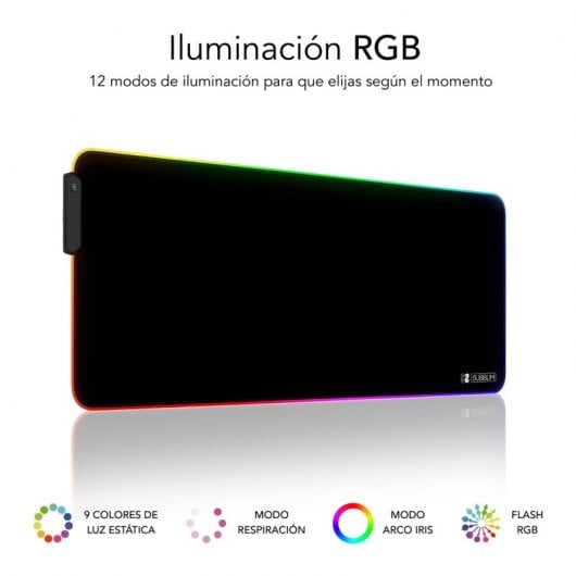 Subblim Alfombrilla Gaming RGB XL