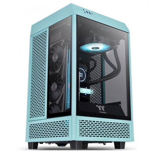 Thermaltake The Tower 100 Mini USB-C/3.1 Turchese
