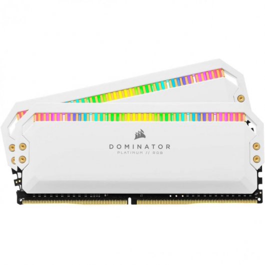 Corsair Dominator Platinum RGB DDR4 3600MHz PC4-28800 2x8GB 16GB CL18 Blanco