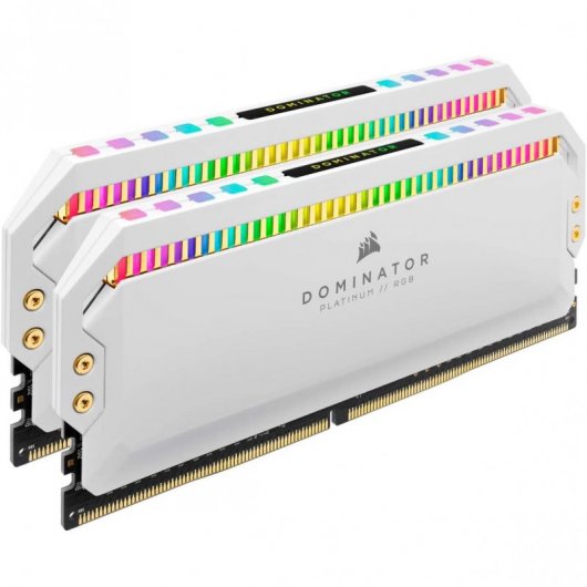 Corsair Dominator Platinum RGB DDR4 3600MHz PC4-28800 2x8GB 16GB CL18 Blanco