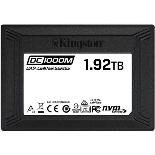 Kingston DC1000M SSD 2.5" 1.92TB U.2 3D TLC NVMe