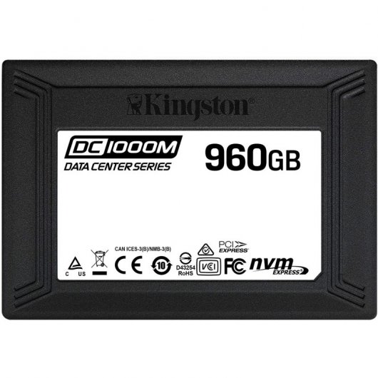 Kingston DC1000M SSD 2.5" 960GB U.2 3D TLC NVMe