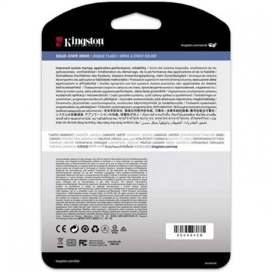 Kingston DC1000M SSD 2.5" 960GB U.2 3D TLC NVMe