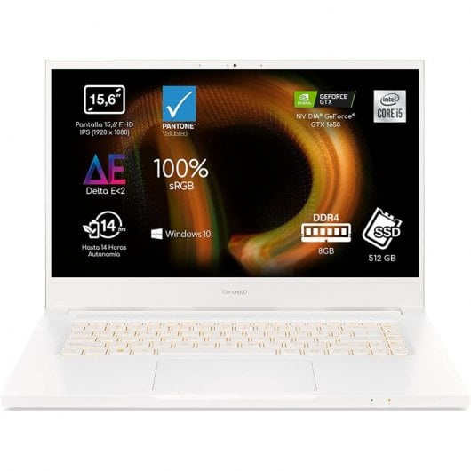 Acer ConceptD 3 CN315-72G Intel Core i5-10300H/8GB/512GB SSD/GTX 1650/15.6"