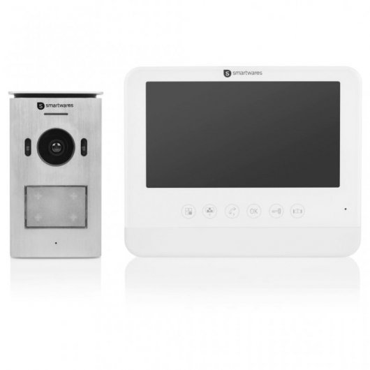 Smartwares DIC-22212 Intercomunicador de Vídeo + Monitor LCD de 7”