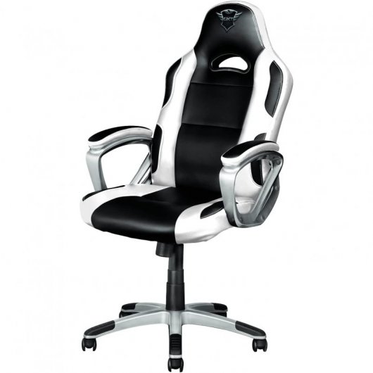 Trust GXT 705W Ryon Silla Gaming Blanca/Negra