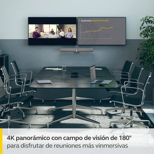 Jabra PanaCast 50 Barra de Vídeo Panorâmico 4K Cinzenta