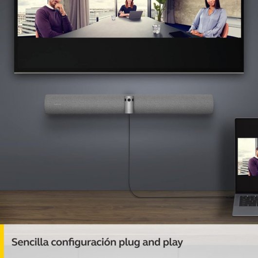 Jabra PanaCast 50 Barra de Vídeo Panorâmico 4K Cinzenta