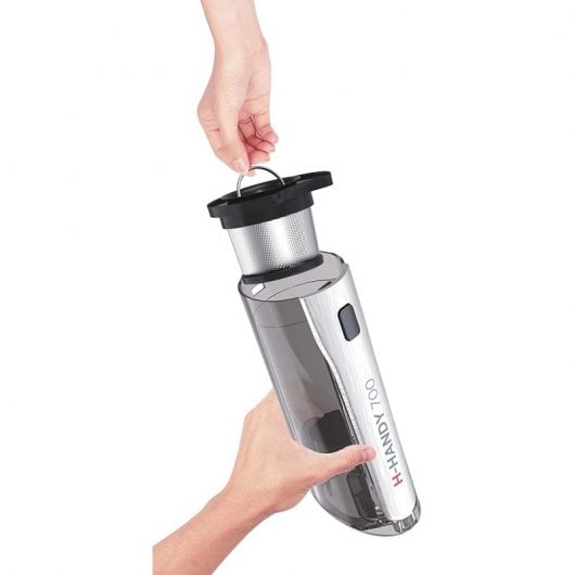 Hoover H-HANDY 700 Express HH710T 011 aspirateur de table Titane Sans sac