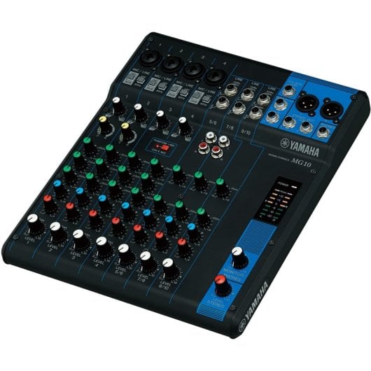 Yamaha MG10 table de mixage audio 10 canaux Noir