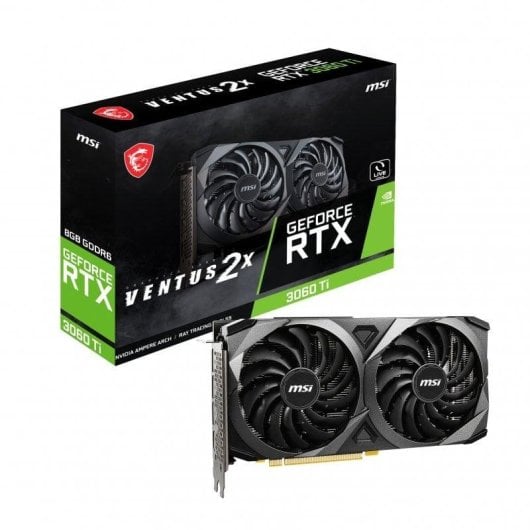 Placa gráfica MSI GeForce RTX 3060 Ti VENTUS 2X LHR V1 8GB GDDR6