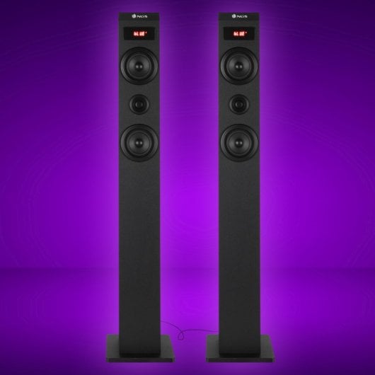 NGS Sky Charm 2.1 Torre de Som Bluetooth Preta