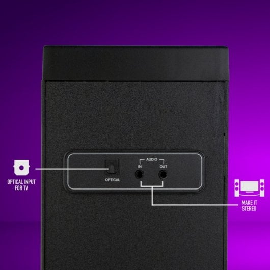 NGS Sky Charm 2.1 Torre de Som Bluetooth Preta