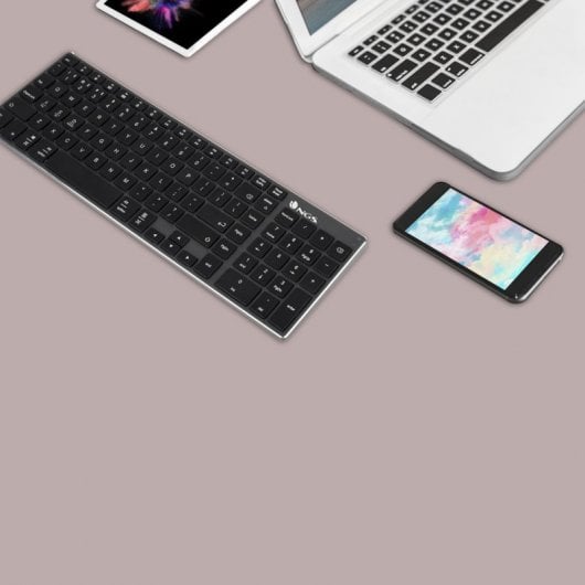 NGS Fortune Teclado Inalámbrico Multidispositivo compatible con Bluetooth Qwerty Español