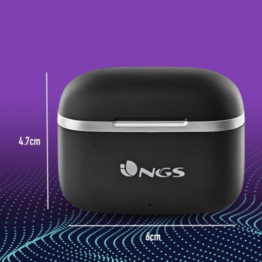 NGS ARTICA CROWN Cuffie Wireless In-ear Musica e Chiamate Bluetooth Nero