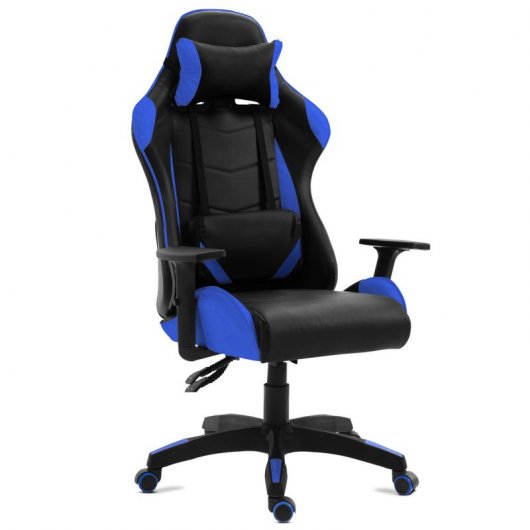 Mc Haus Silla Gaming Ergonómica Azul
