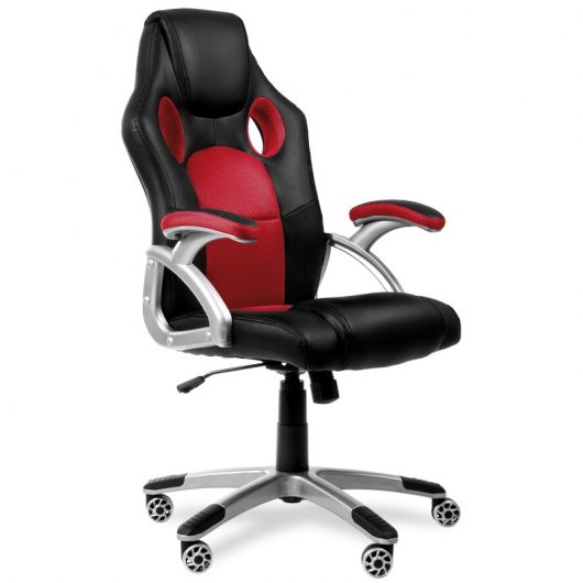 Mc Haus Racing Silla Gaming Ergonómica Roja