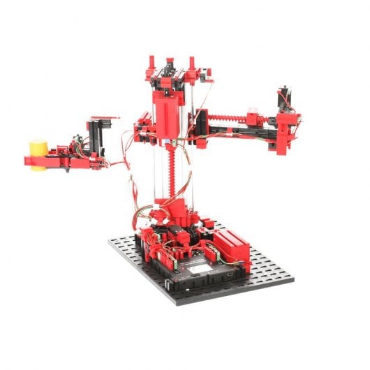 Fischertechnik Training Simulation Robot de 3 Ejes con Pinza 9v