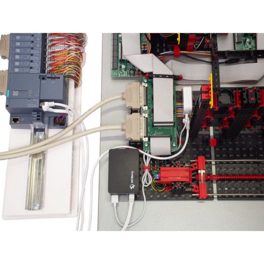 Fischertechnik Training Simulation Simulación de Fábrica 4.0 24v con PLC Connection Board