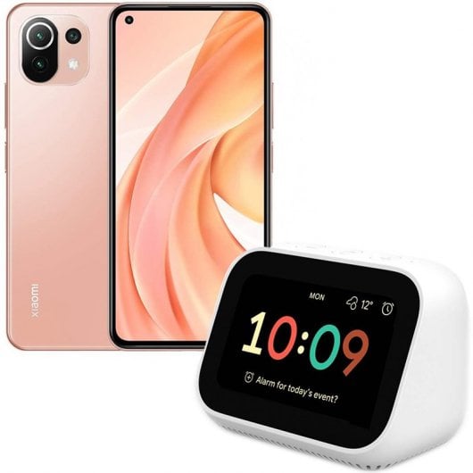 Xiaomi Mi 11 Lite 6/128GB Rosa Libre + Mi Smart Clock