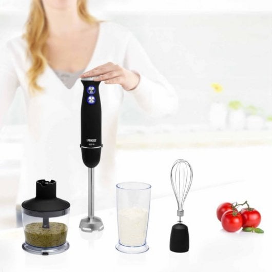 Princess 221220 0,5 l Pürierstab 800 W Schwarz, Edelstahl