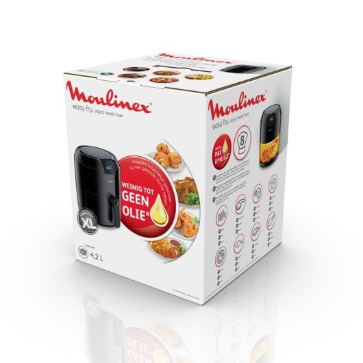 Airfryer Moulinex EZ4018 4,2L 1500W Écran Tactile 8 Programmes