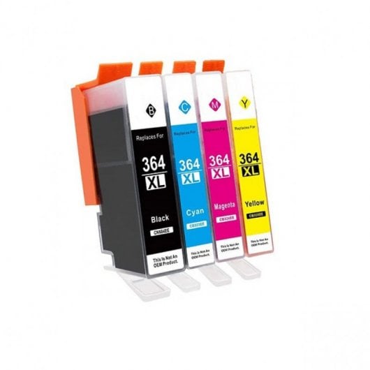 InkPro Cartucho de Tinta Compatible con HP N364 XL Amarillo