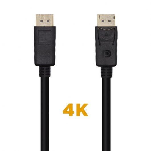 Aisens Cable DisplayPort 1.2 4K 1m Negro