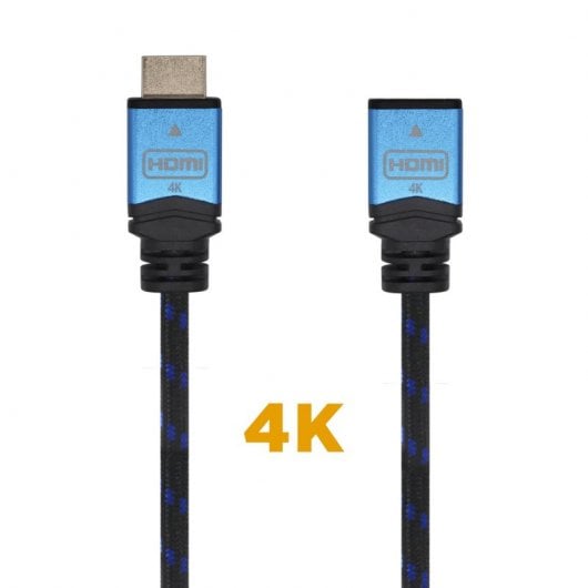 Aisens Cable Alargador HDMI Macho/Hembra 3m Negro