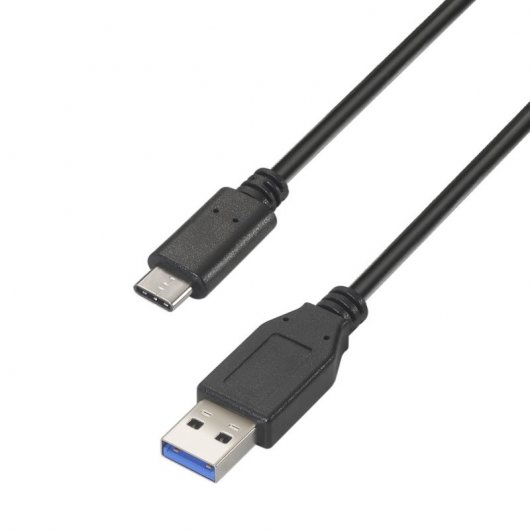 Cavo Aisens USB 3.1 a USB-C maschio/maschio 0,5 m Nero