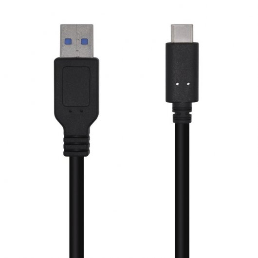 Aisens Cable USB 3.1 a USB-C Macho/Macho 1.5m Negro