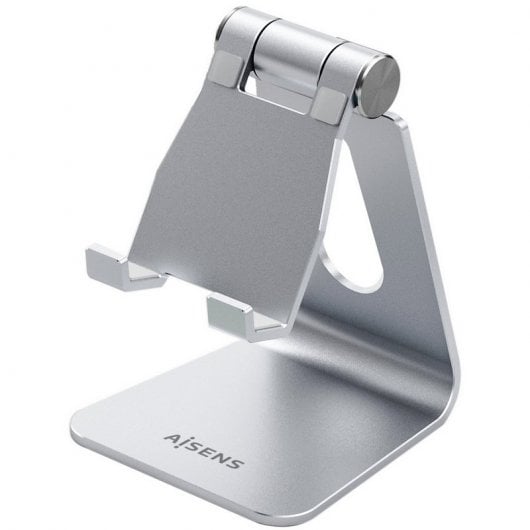 Aisens Support pour tablette/smartphone jusqu'à 8" Argent