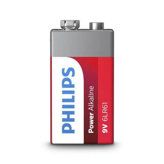 Philips Pila Alcalina 6LR61 9V