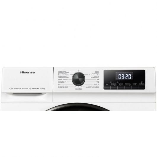 Hisense WDQY901428VJM Lavasecadora Carga Frontal 9Kg/6Kg E Blanco